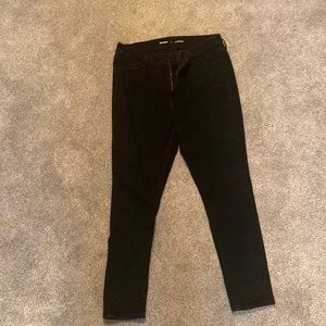 Old navy super skinny black jeans